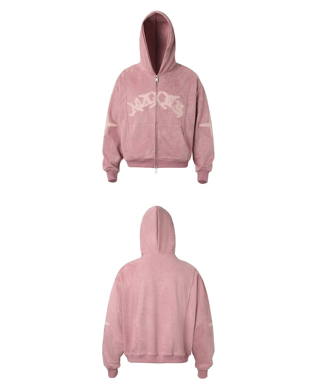 MIRELAN SUEDE ZIP HOODIE