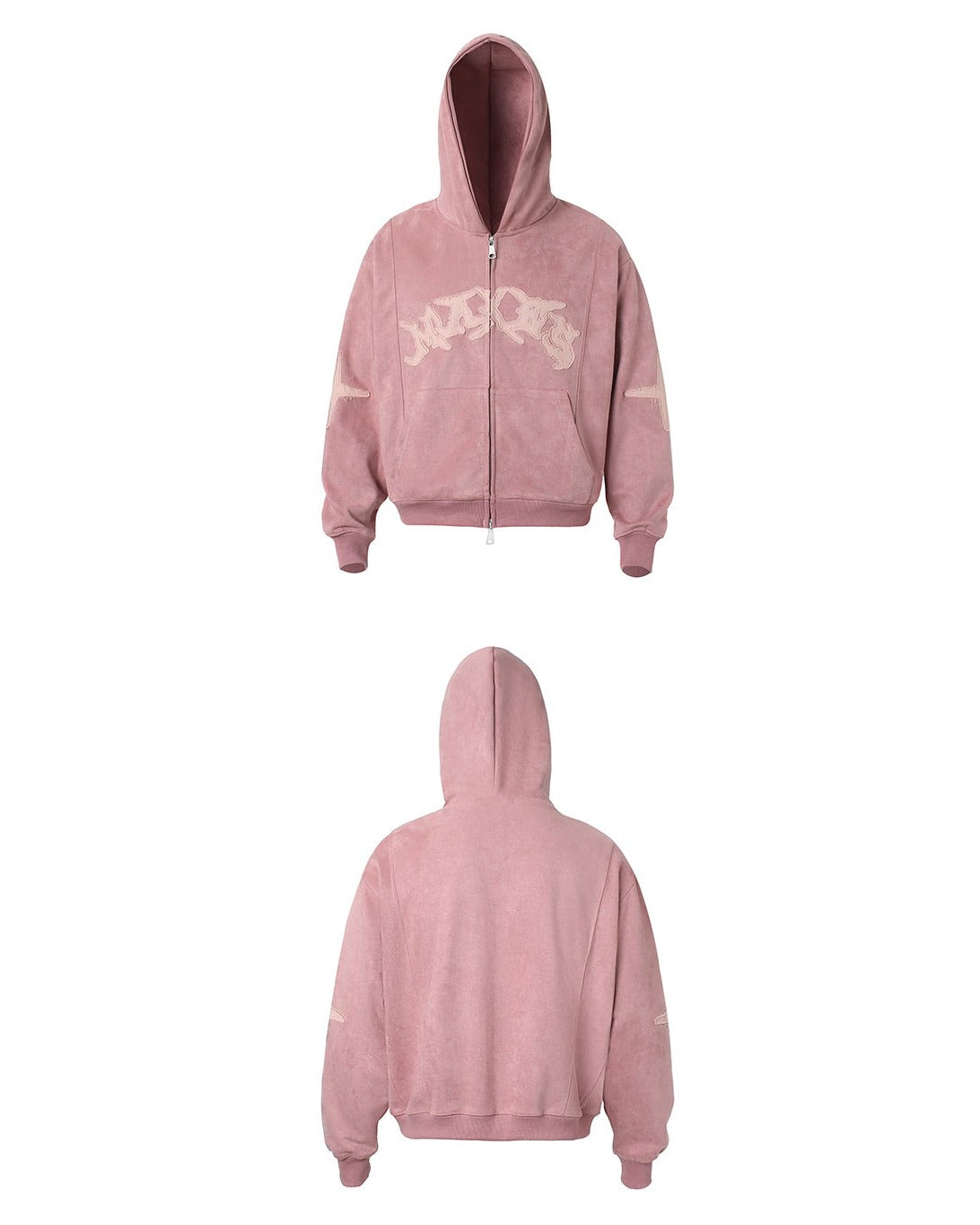 MIRELAN SUEDE ZIP HOODIE