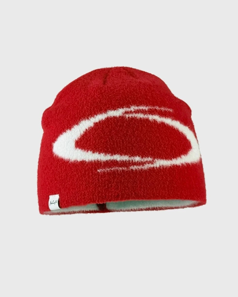 OVAL JACQUARD KNIT BEANIE