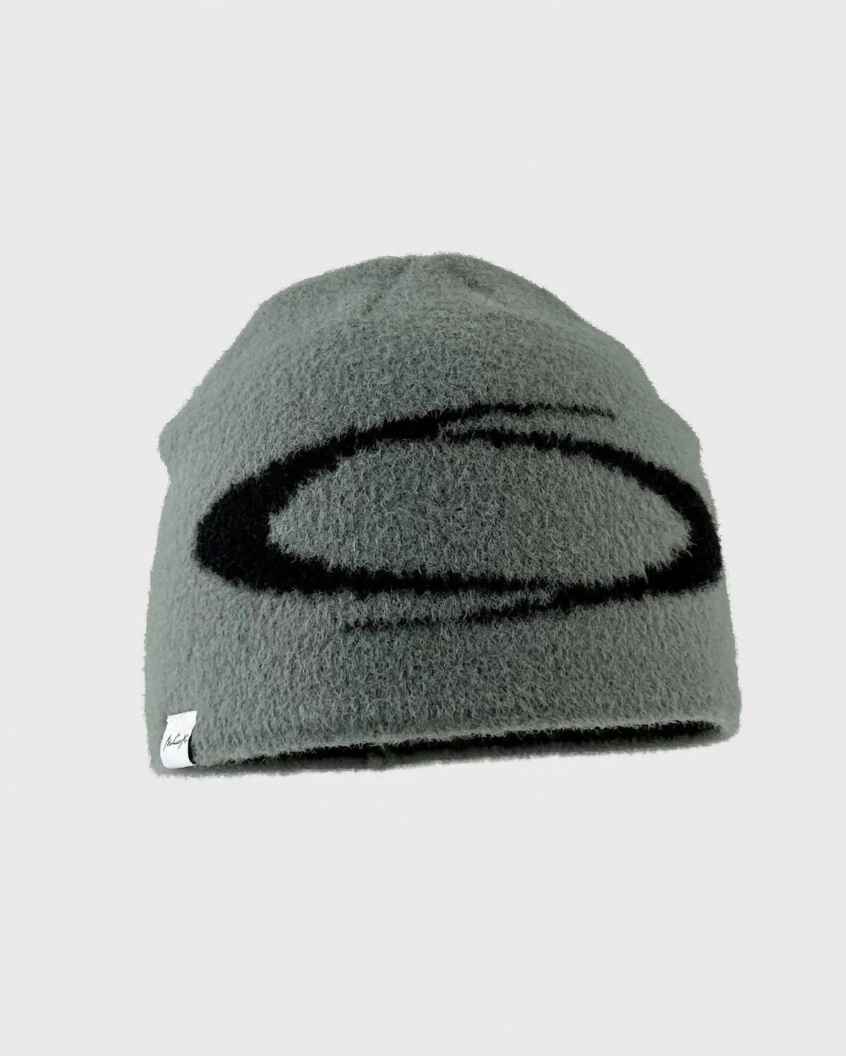 OVAL JACQUARD KNIT BEANIE