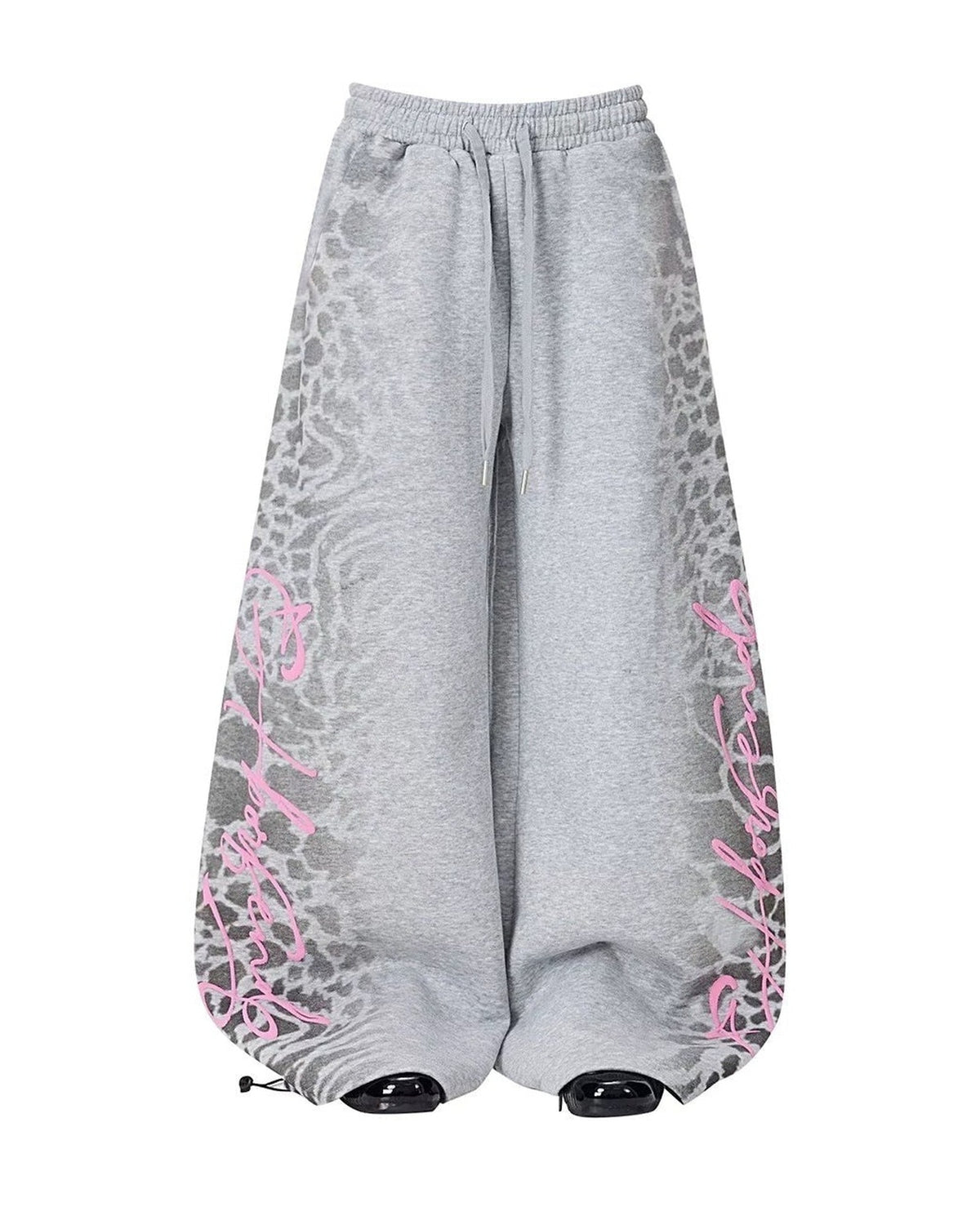 SAVANNA LEOPARD PANEL SWEATPANTS