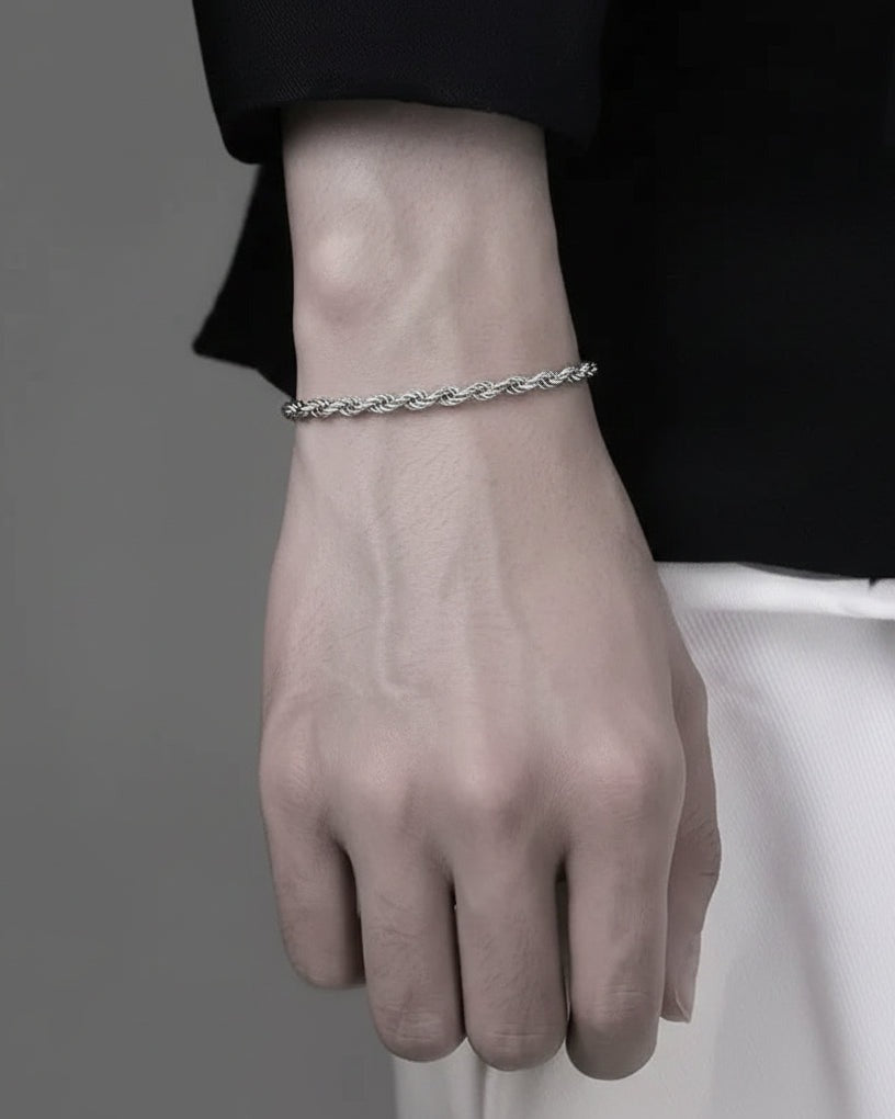 SERPENT TWIST CHAIN BRACELET