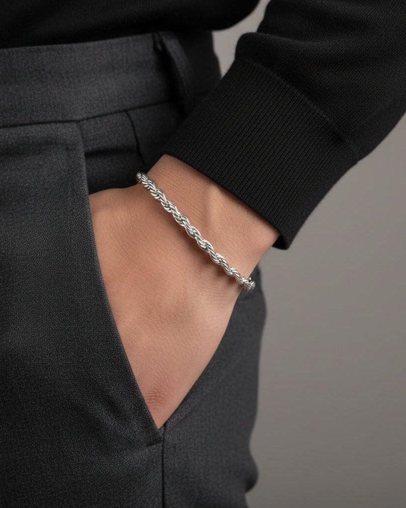 SERPENT TWIST CHAIN BRACELET