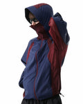TWO TONE MESH SHELL JACKET