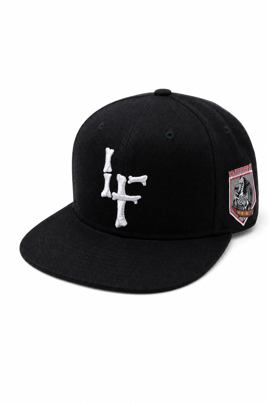 WARHORSE BONE FITTED CAP Black