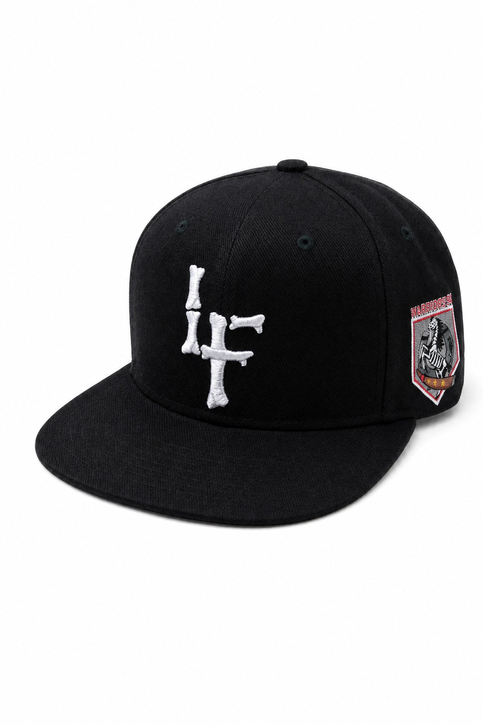 WARHORSE BONE FITTED CAP Black
