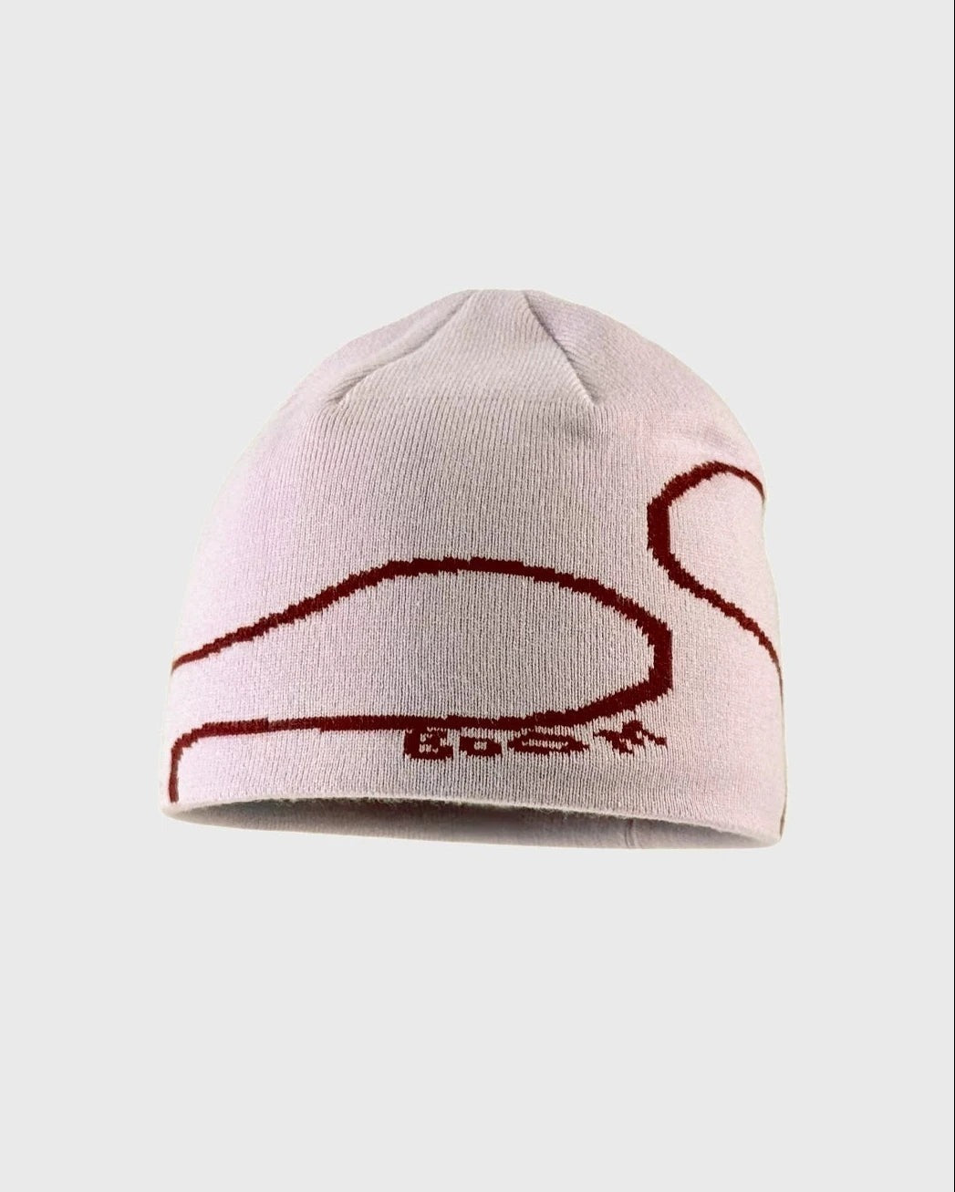 WAVE LINE KNIT BEANIE